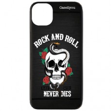 Capa para iPhone 11 Pro Max Case2you - Escovada Preta Rock and Roll